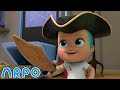 ARPO&#39;s Pirate Treasure! | ARPO The Robot | Funny Kids Cartoons | Kids TV Full Episodes