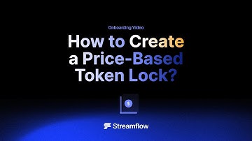 How to Create a Price-Based Token Lock using Streamflow?