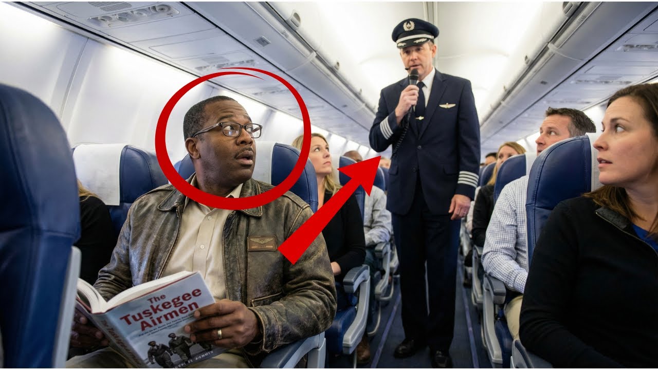 «تجاهلوا الرجل الأسود الهادئ على متن الطائرة — حتى طلب القائد طيارًا قتاليًا بشكل عاجل»