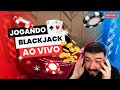 Jogando blackjack ao vivo 12