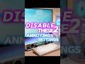 Disable these 2 Annoying Settings #windows #pcsettings #pctips #tech #techtok