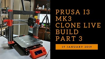Prusa i3 MK3 CLONE Live Build Part 3.5! (IT WORKS!!!!)
