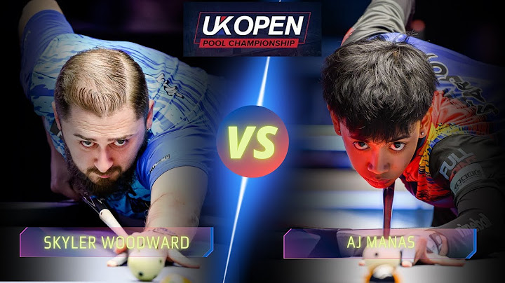 SKYLER WOODWARD VS  AJ MANAS | 2025 UK OPEN POOL CHAMPIONSHIP #billiards #9ballpool #highlights