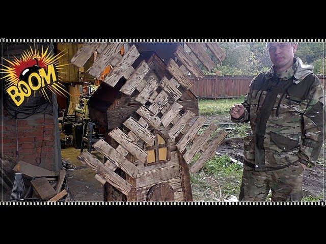 Декоративная мельница своими руками