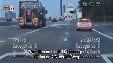 Gestolen BMW crasht op auto na wilde achtervolging met 200 km/h op de A2 - WEGMISBRUIKERS