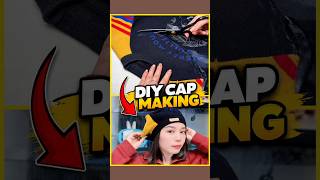 Handmade Winter Cap At Home Easy Tutorial 😲 #handmade #wintercap #capmaking