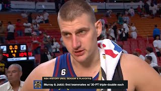 Nikola Jokić on What His Historic Triple-Double Means: \\