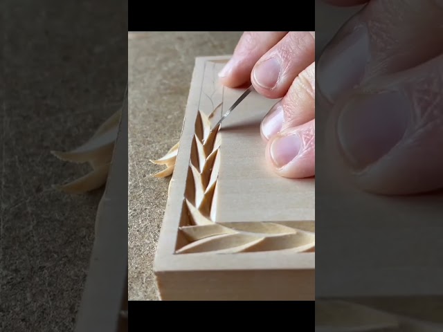 AmazingChina: Freehand Wood Carving (Chip Carving) class=