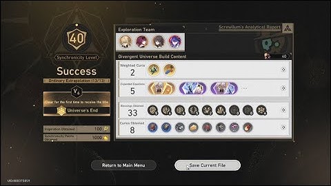 Honkai Star Rail 2.3 Divergent Universe (Difficulty V - Protocol V6) - Sam Final Boss (Acheron Team)
