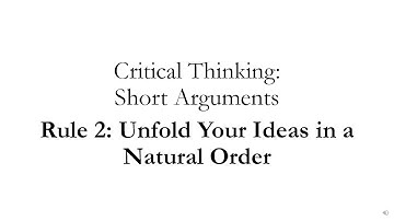 Short Arguments Rule 2