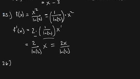 Power Rule Practice Problems 16 - 30