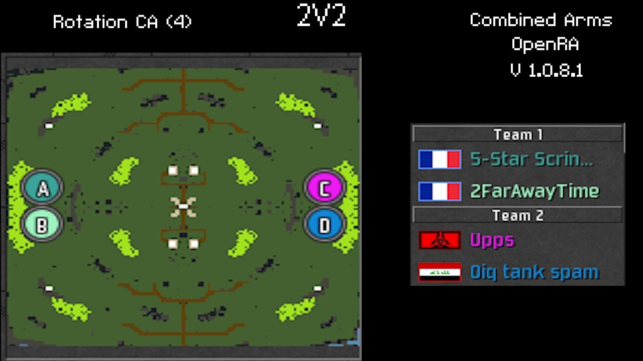 327# - 2 France - 2 - 11/02/2026 - 2v2 - Combined Arms V1.0.8.1 (OpenRA)