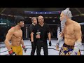 Bruce Lee vs. White Crane - EA Sports UFC 4 - Epic Fight 🔥🐲