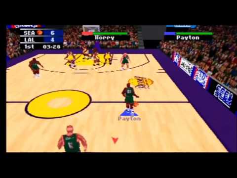 NBA Action 98 Sonics vs Lakers Part 1