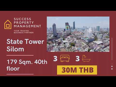 State Tower Silom Located in the heart of Bangkok close to Saphan Taksin BTS Station