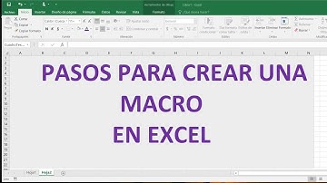 Pasos para comenzar a crear macros en Excel