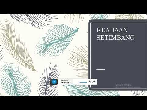 Video: Apa ciri-ciri sistem dalam keadaan setimbang?