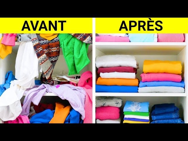 Tuto rangement : Pliage de ses vêtements en un tour de main ! 