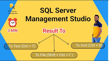 SQL RESULT EXPORT TO TEXT, GRID, AND FILE IN SQL SERVER MANAGEMENT STUDIO  2022