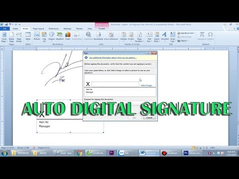 ✅ Cách tách nền file ảnh tạo chữ ký điện tử tự động trong MS Word