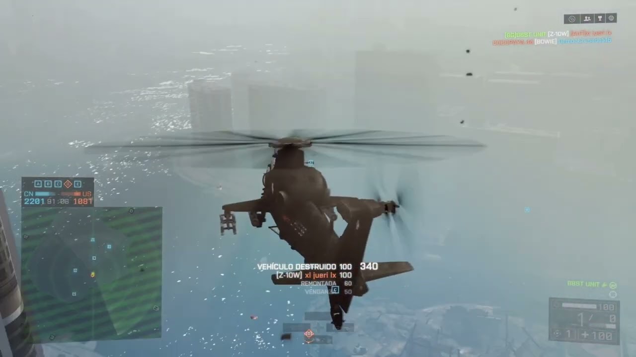 BF4 paracopter / Shanghai derby
