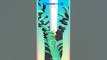 Stack ball game || Levels 100 🤭 #shorts