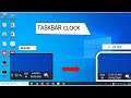 Taskbar Clock Me Seconds On Kaise Kare | Windows 10 / 11