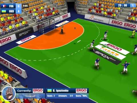 Handball-Simulator European Tournament 2010 Gameplay