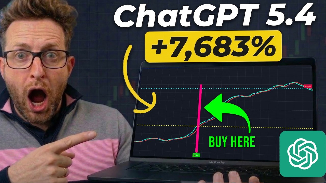 I Gave ChatGPT 5.4 Every FREE TradingView Indicator… The Strategy It Built Was Insane