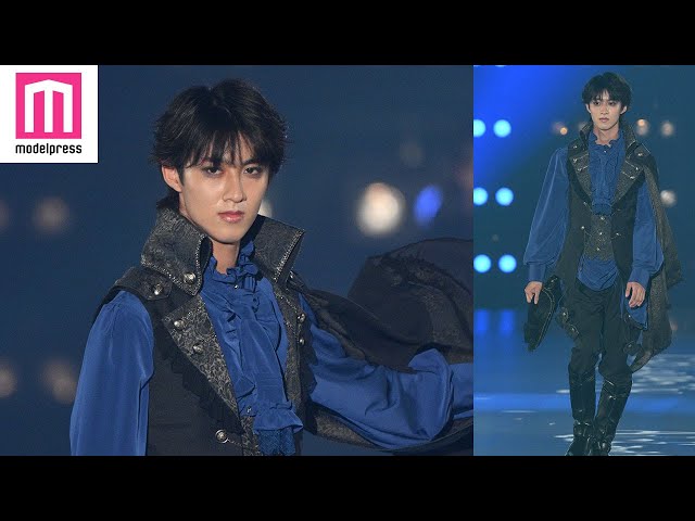 M!LK曽野舜太、囲み目メイクで印象ガラリ マントなびかせ