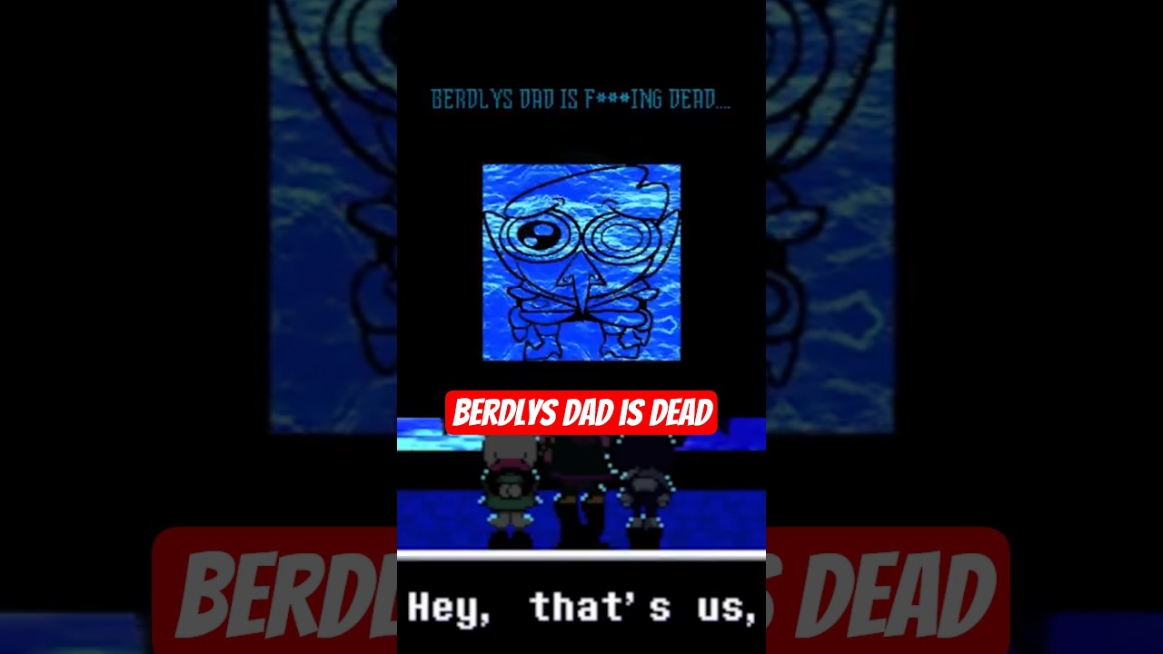 Berdly Asked If He Had a Dad… 💀 | Deltarune Fandub