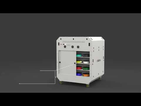 STPL 3D Presents, Fused Deposition Modeling 3D Printer INDOMAKE INFD 600 - video from STPL3D