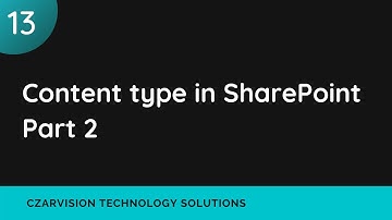 [Part 2] Content type in SharePoint | Create SharePoint Content Type