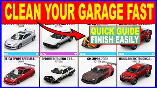 Forza Horizon 5 How to Clean your Full Garage and Remove Car Duplicates + Increase your Kudos Fast