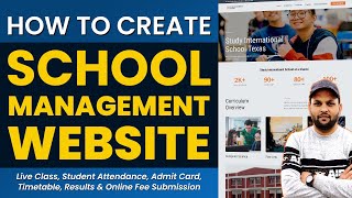 How to Make School Management System Website in WordPress, Attendance, Admit Card, Timetable, Result screenshot 4