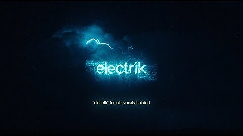 My Exact Vocal Chain for "electrik” (Plugins + Breakdown)