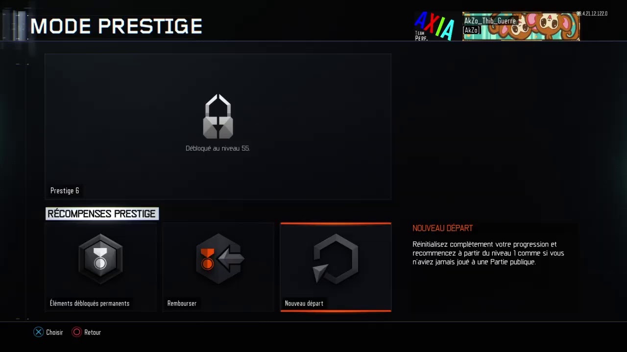 Bo3 je restart mon compte YouTube