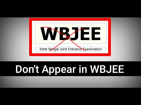 Don&#39;t Appear in WBJEE ❌❌