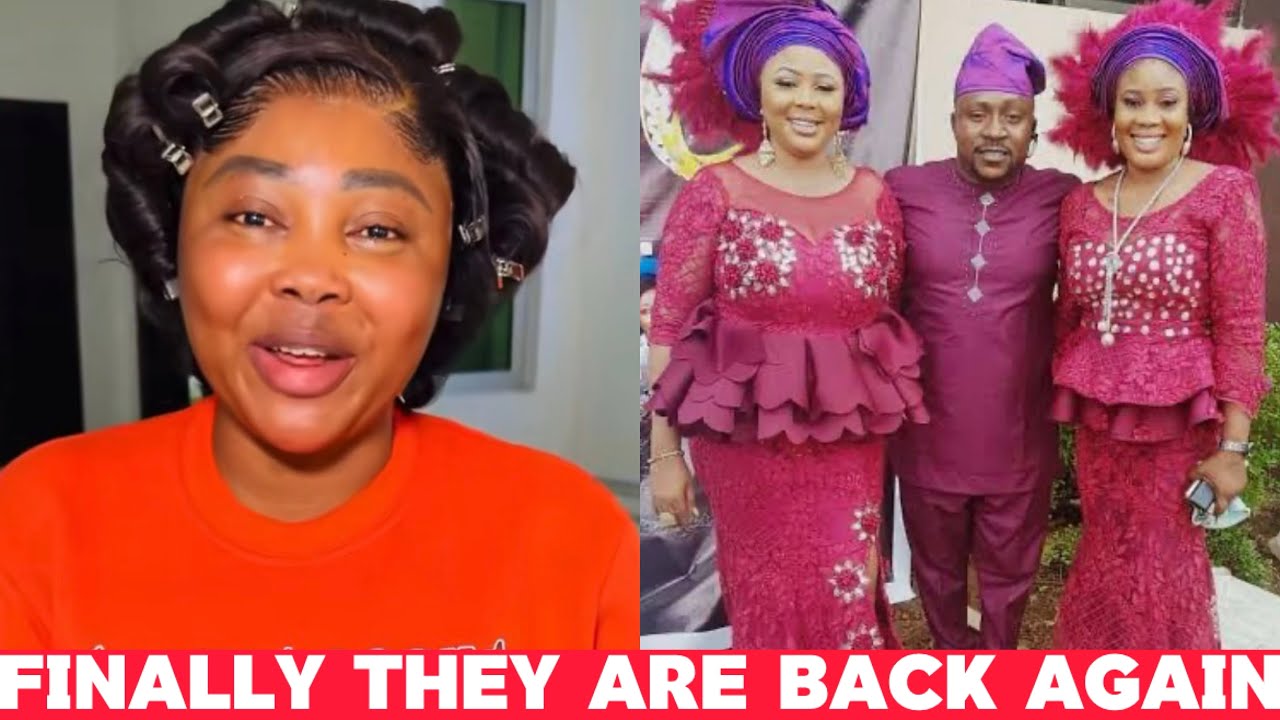 😭💔Nollywood in SHOCK As Segun Ogungbe Forgive Second Wife, Wumi Ajiboye, Back For Movie Promotion