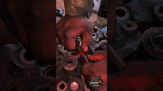 The Perfect Click | Valve Lock Installation #valve #engine #truck #lock #skills #satisfying #viral