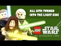 ALL DARK SIDE Characters TURNED To JEDI - Lego Star Wars The Skywalker Saga
