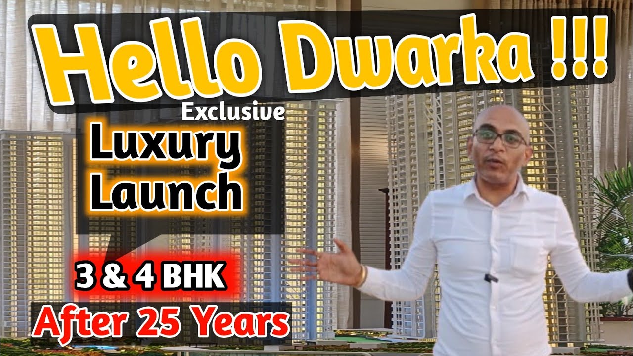 Dwarka New launch ! 3 & 4 BHK ! After 25 Years ! Rare Luxury