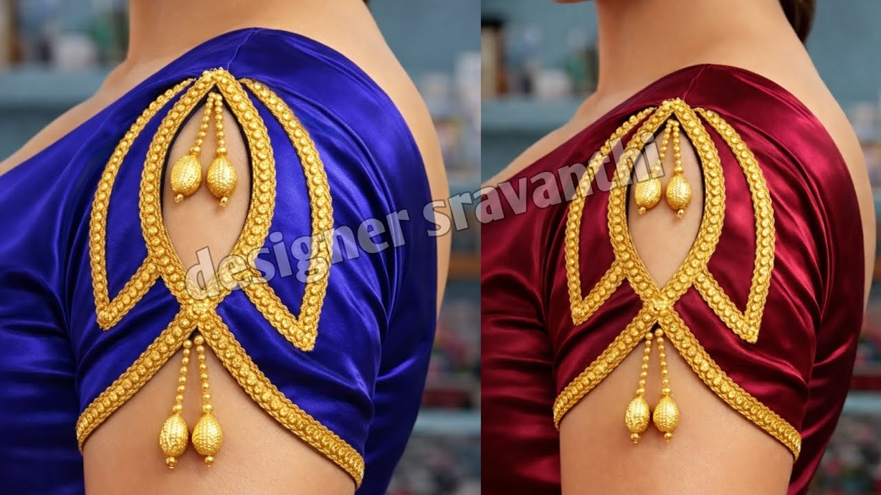 Blouse Sleeve Designs for Sarees | Puff, Straight & Net Styles - YouTube