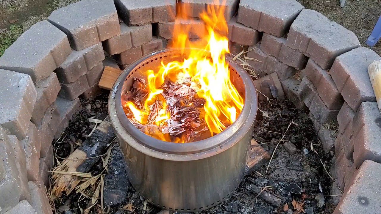 Use of solo fire.Solo fire pit demonstration. solo fire pit.this is the