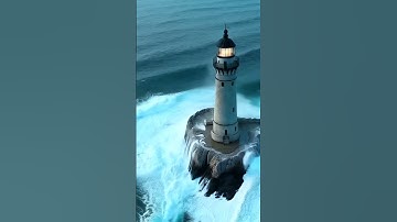 Just the light house and sea