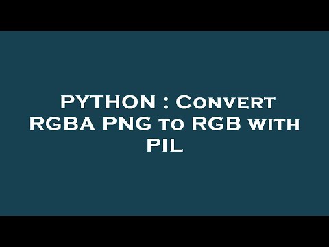 PYTHON : Convert