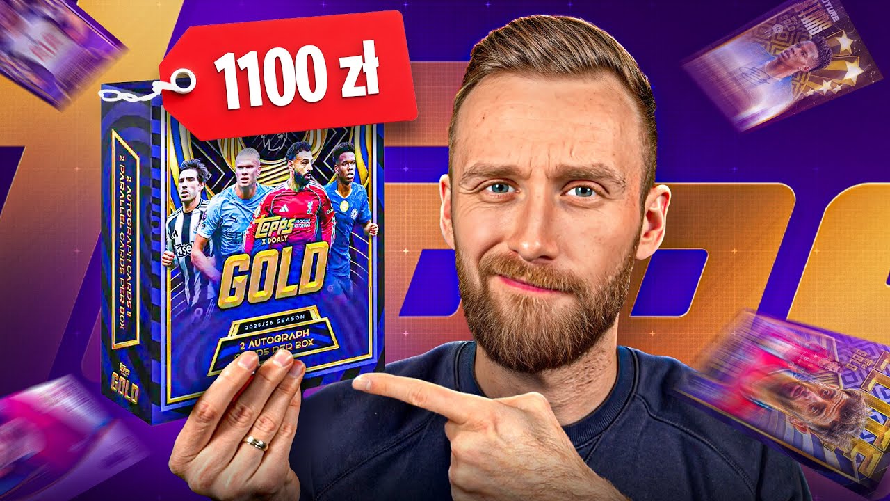 ZŁOTE karty?! Otwieram Topps Premier League Gold 25/26 Hobby Box warty 1100 zł!