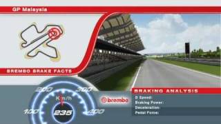 F1 2011 - Гран При Малайзии. Самое жёсткое торможение видео F1 2014