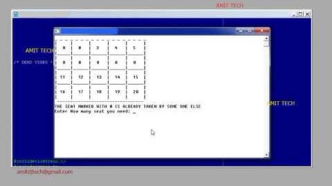BUS TICKET BOOKING C++ PROGRAM (DEMO)