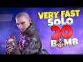 ONE OF MY FASTEST SOLO 20 BOMBS - Apex Legends